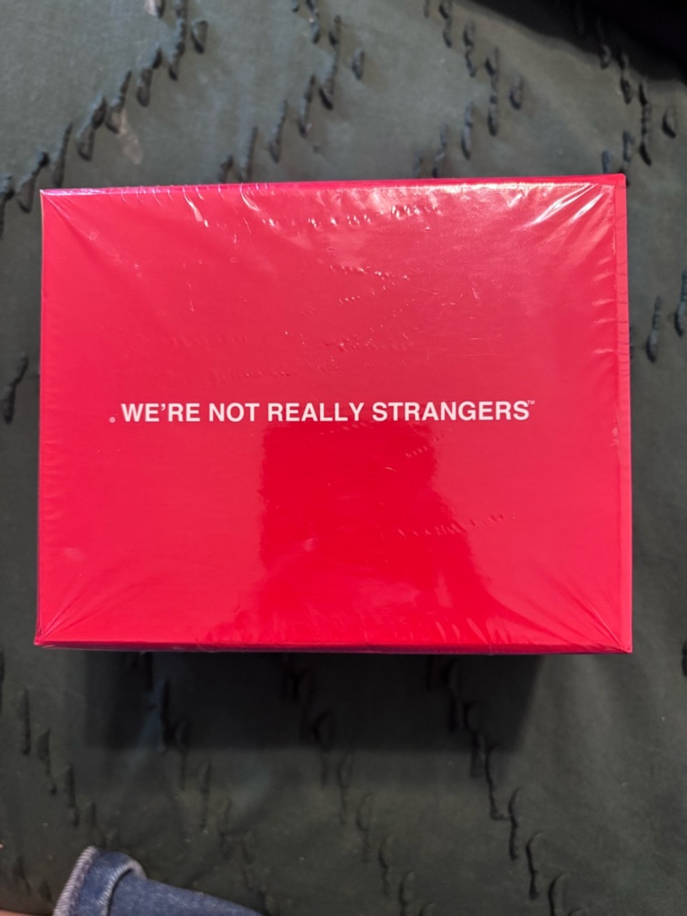 We’re Not Really Strangers Card Game